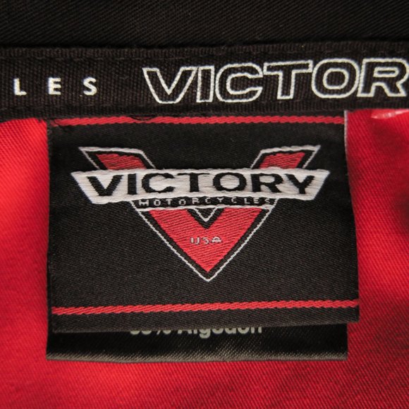 Victory Motorcycles Black Icon camp shirt (XL) NEW! 🇺🇸 - Picture 8 of 11